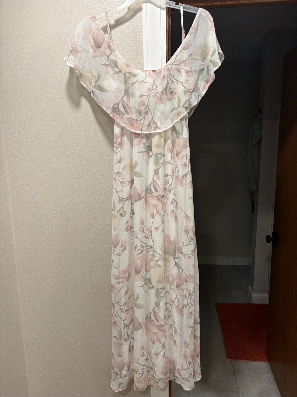 Show Me Your MuMu Pastel Floral Off-Shoulder Maxi Dress
